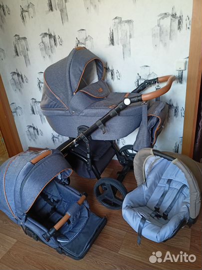 Коляска Adamex Massimo 3в1