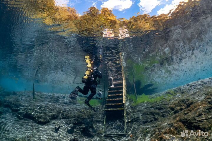 Дайвинг на Голубом озере