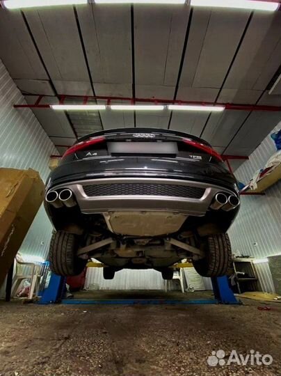 Диффузор на Audi A4 В8 11-15гг. в стиле S-line