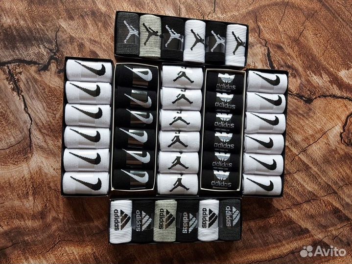 Носки Nike Adidas Jordan Reebok