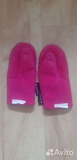 Варежки Декатлон для девочек 1-2 лет