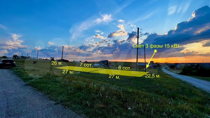 Участок 7 сот. (СНТ, ДНП)