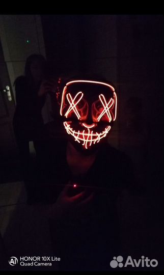 Новая Маска анонимуса для фотосессии, подсветка