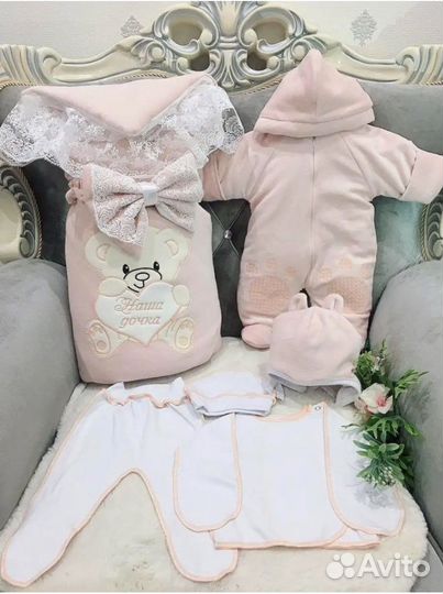 Конверт на выписку для девочки