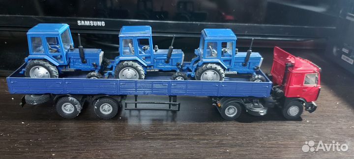 1:43 Полуприцеп маз-93866 двухосный SMM из Беларус