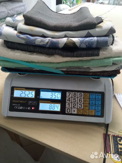 Лоскут весовой портьерный