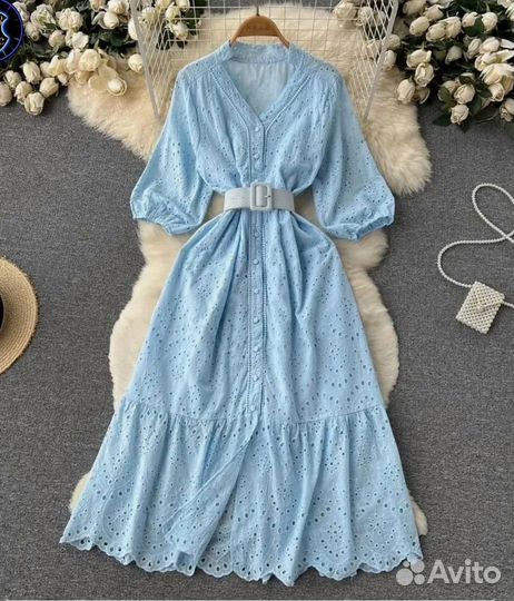 Новое летнее платье х/б р-р 46-48