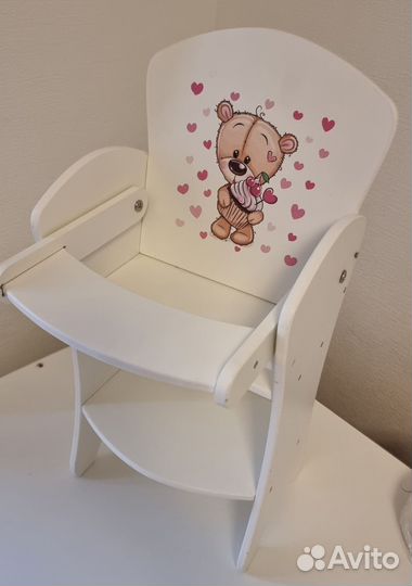 Бронь Стул для кормления кукольный