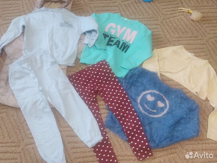 Вещи пакетом для девочки 128-134+портфель