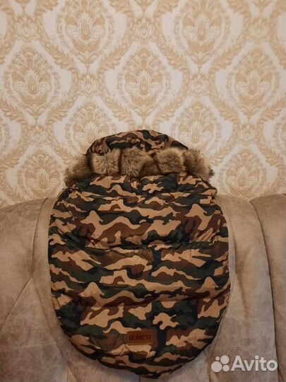 Зимний конверт в коляску