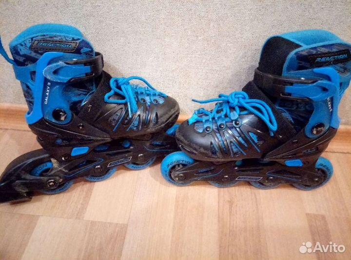 Роликовые коньки детские раздвижные reaction Galax