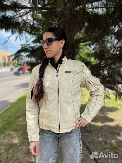 Мото куртка текстиль с пробегом 42