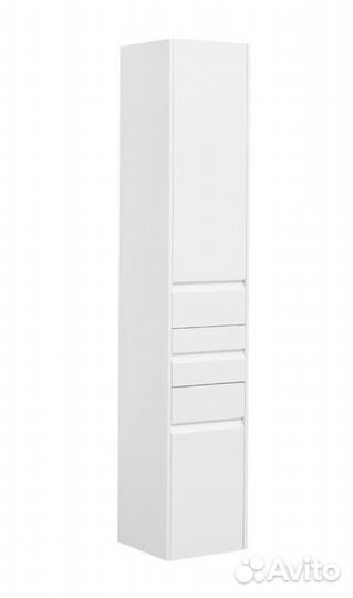 Шкаф-колонна для ванной Aquanet Палермо 35 203943 белый правый