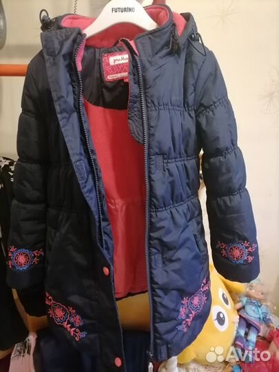 Пальто для девочки 116