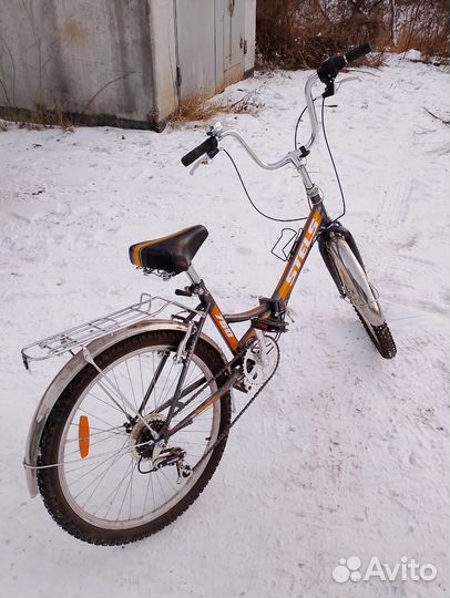 Велосипед Stels 750, бу, взрослый, складной