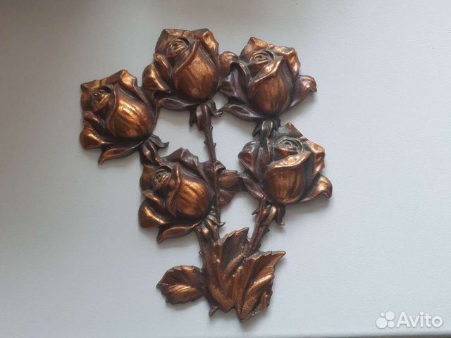 Розы из бронзы раритет