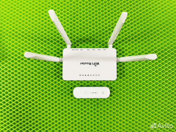 Комплект роутер ZBT Wе1626 / модем ZTE MF 79