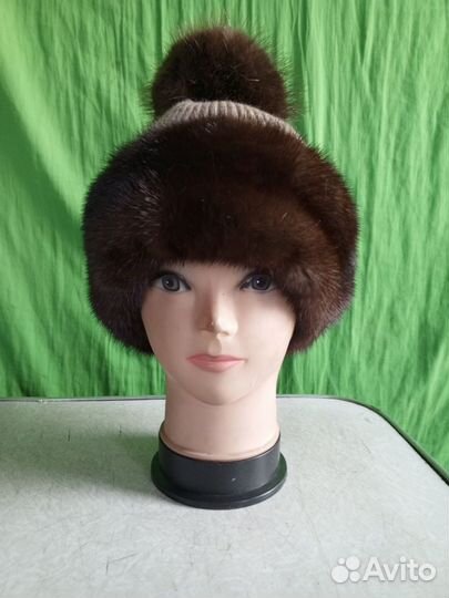 Шапка зимняя меховая женская норка