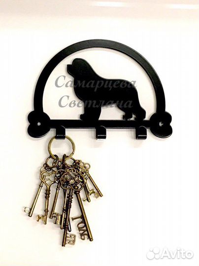 Ключницы и вешалки настенные с породами собак