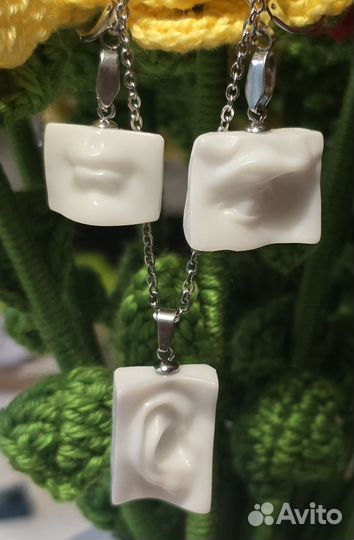 Набор кулон и серьги