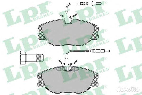 Колодки тормозные citroen jumpy 99/peugeot 806