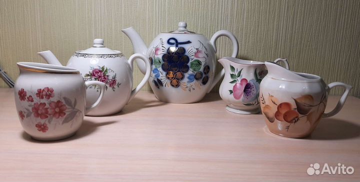 Молочники СССР винтаж 2 шт