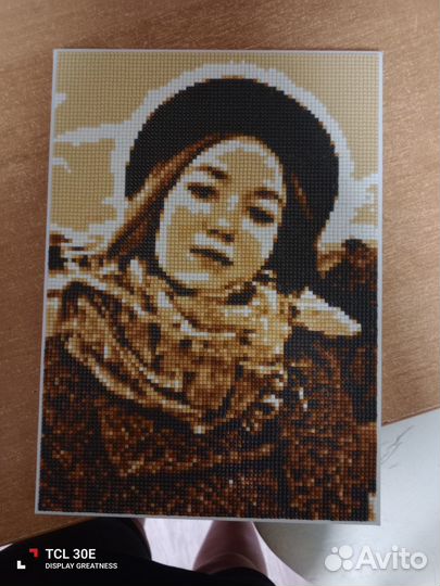 Выкладка алмазной мозаики(портрет, картины)по фото