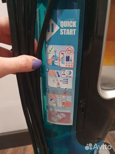 Моющий паровой пылесос tefal