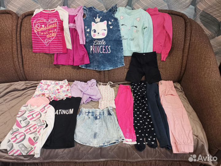 Вещи на девочку рост 110 116 пакетом