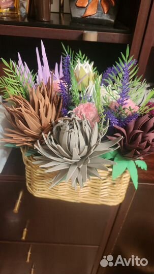 Букеты из фоамирана