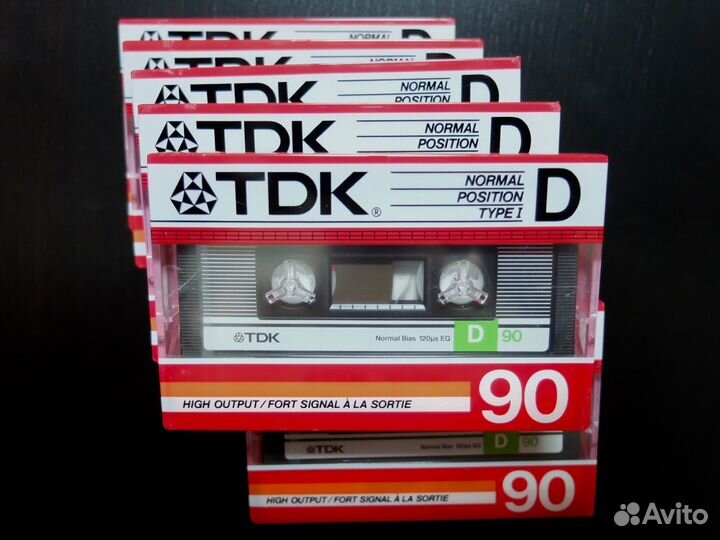 Аудиокассеты TDK D90