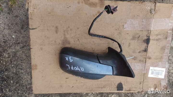 Зеркало левое peugeot 407 8 контактов