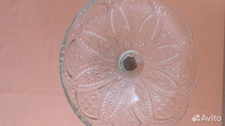 Ваза для фруктов на ножке СССР