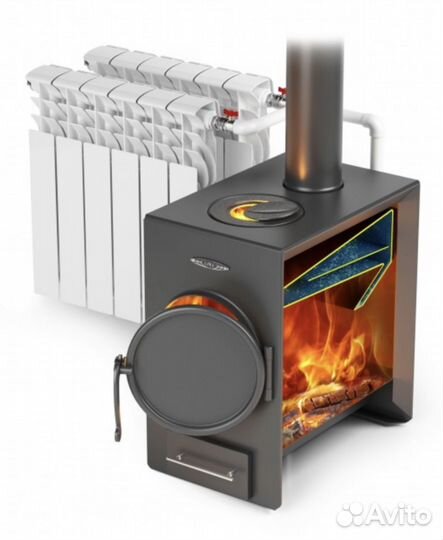 Печь с водяным контуром