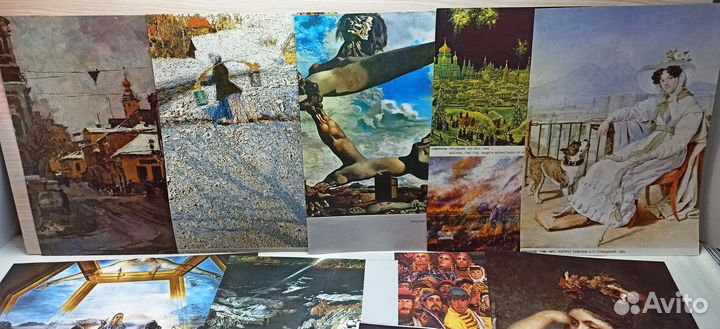 Вырезки иллюстраций из журнала Огонёк 90-гг