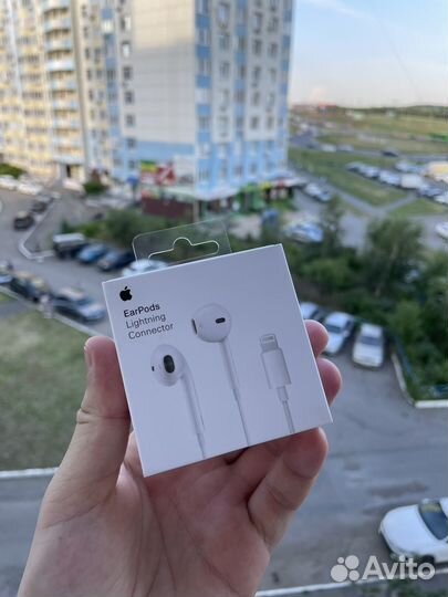 Наушники apple earpods lightning новые