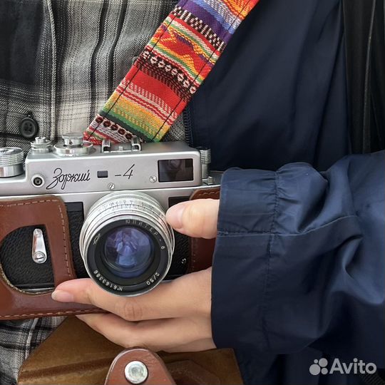 Пленочный фотоаппарат зоркий-4 юпитер 8