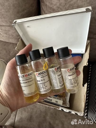 Набор для создания свечей воск соевый