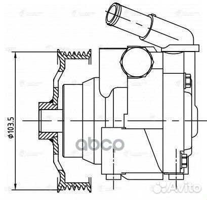 Насос гидроусилителя LPS 1007 luzar