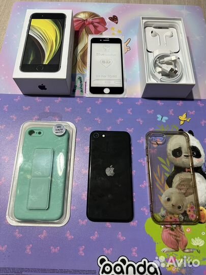 iPhone SE 2020 64 Gb Black полный комплект