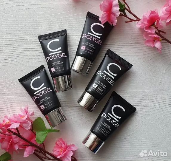 Полигель, акрил-гель для наращивания ногтей