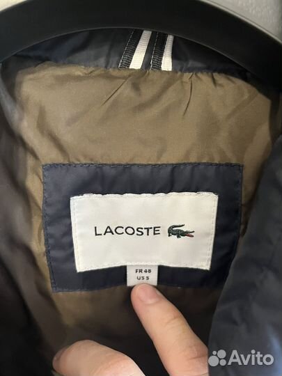 Пуховик lacoste куртка лакост