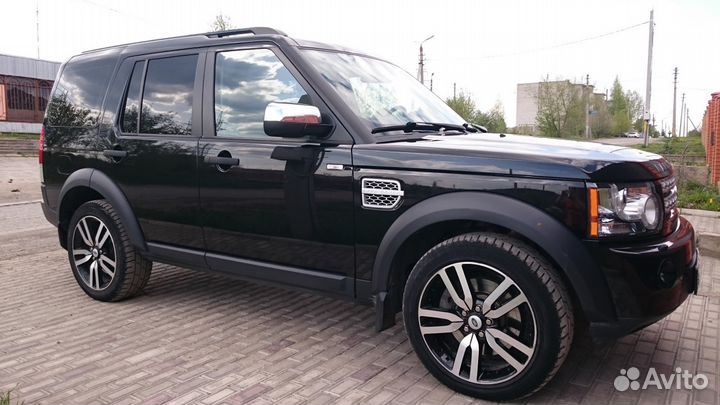 Рейлинги продольные черные Discovery III-IV