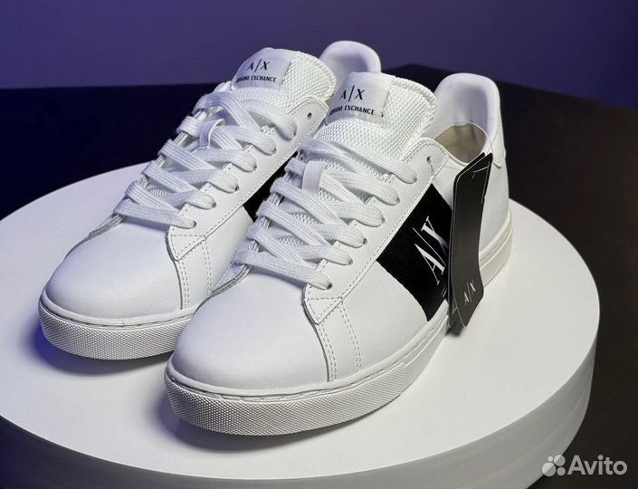 Кроссовки Armani Exchange White Leather