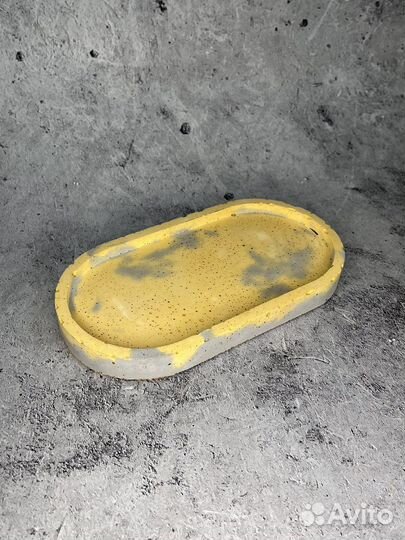 Бетонный поднос 18*9 см