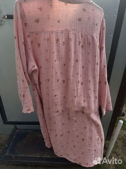 Летнее платье из муслина 50-52
