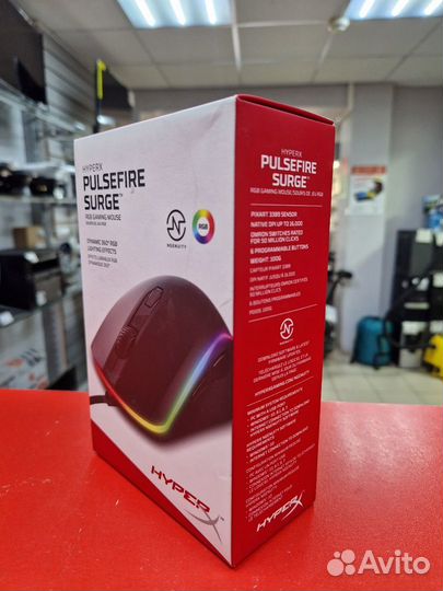 Мышь HyperX Pulsefire Surge RGB