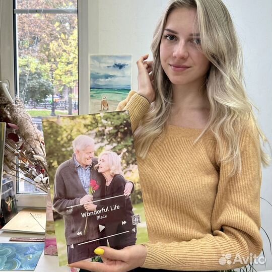 Витраж с фото / Подарок