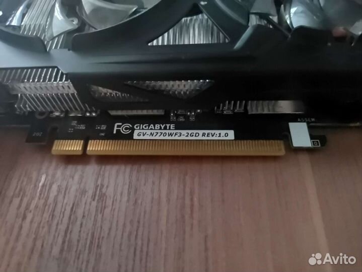 Видеокарта nvidia geforce gtx 770