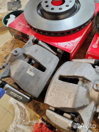 Комплект тормозов 340мм Skoda Octavia A7, Superb 3